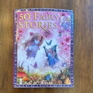 50 Fairy Stories Book with Colorful Cover